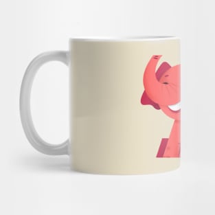 Pink Elephant Mug